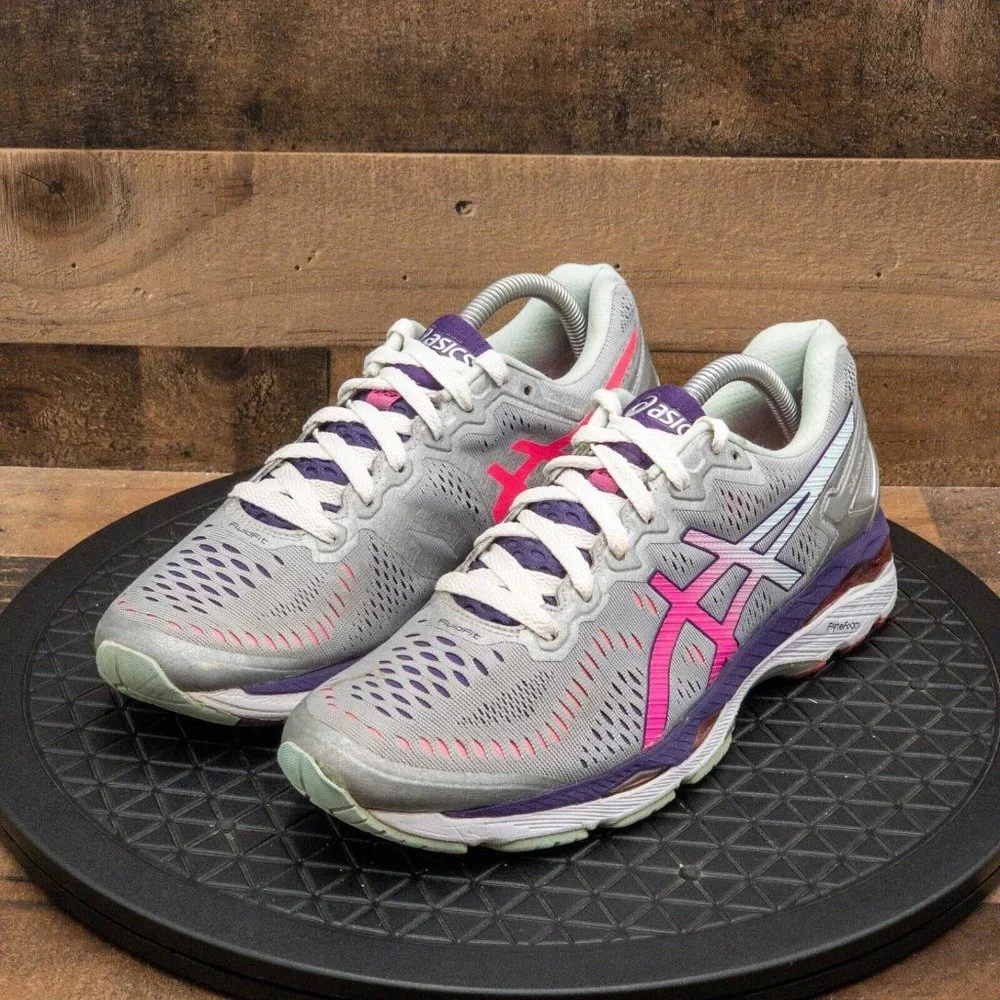 ASICS GEL KAYANO 23 WOMENS ATHLETIC SHOES RUNNING WALKING GYM GRAY LOW SIZE 10